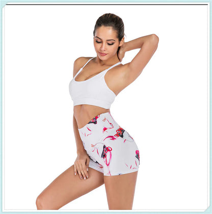 Digital Printed Yoga Shorts