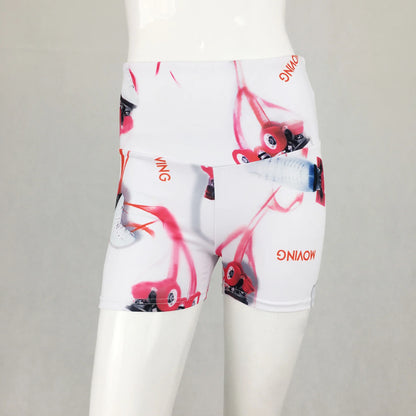 Digital Printed Yoga Shorts