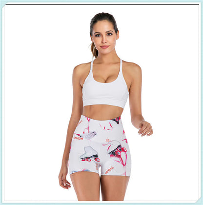 Digital Printed Yoga Shorts